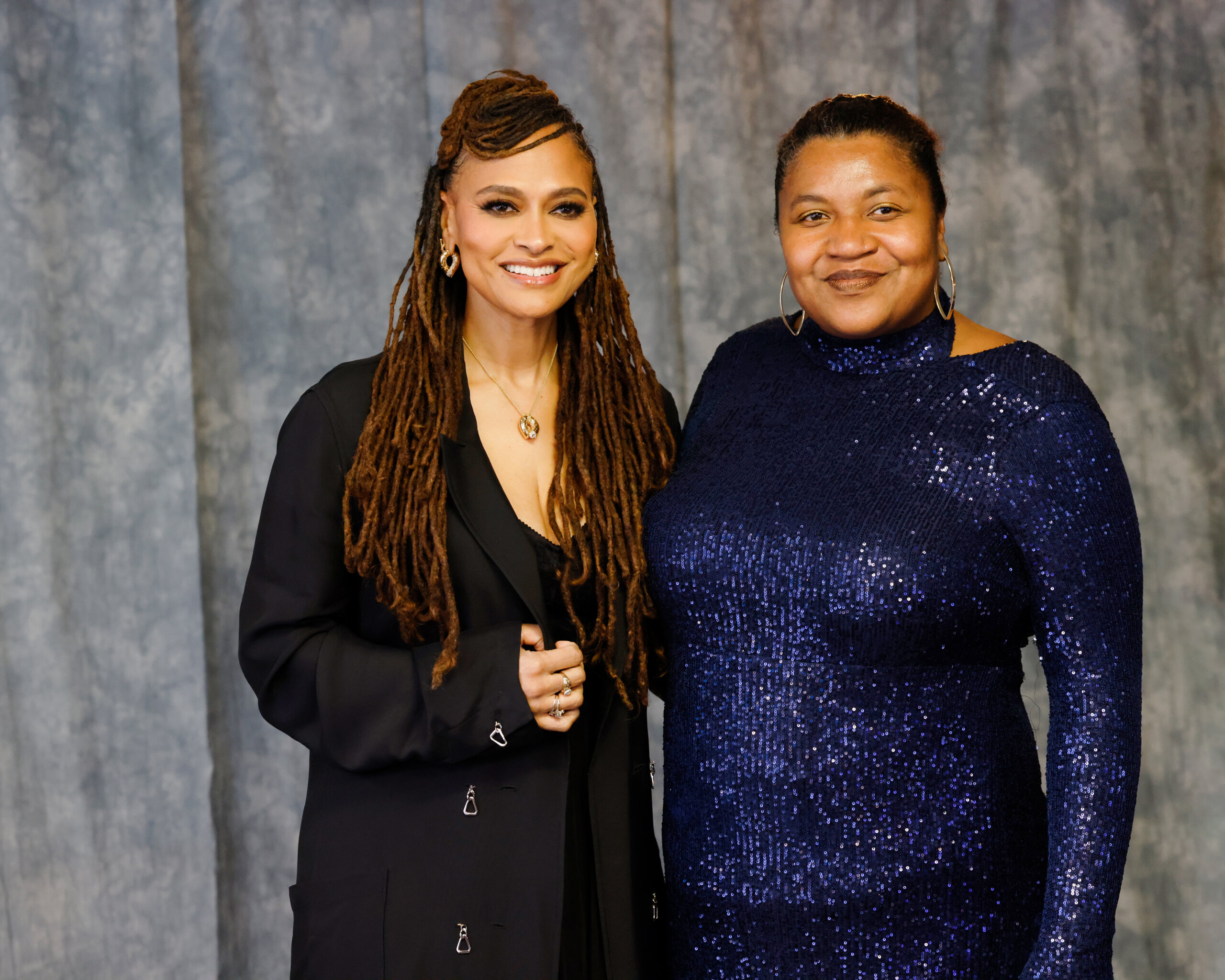 From left, Ava DuVernay and Destiny Lilly smiling.